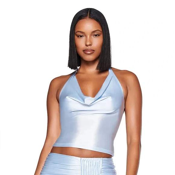 IamGia Elysia Top Baby Blue - Picture 1 of 10